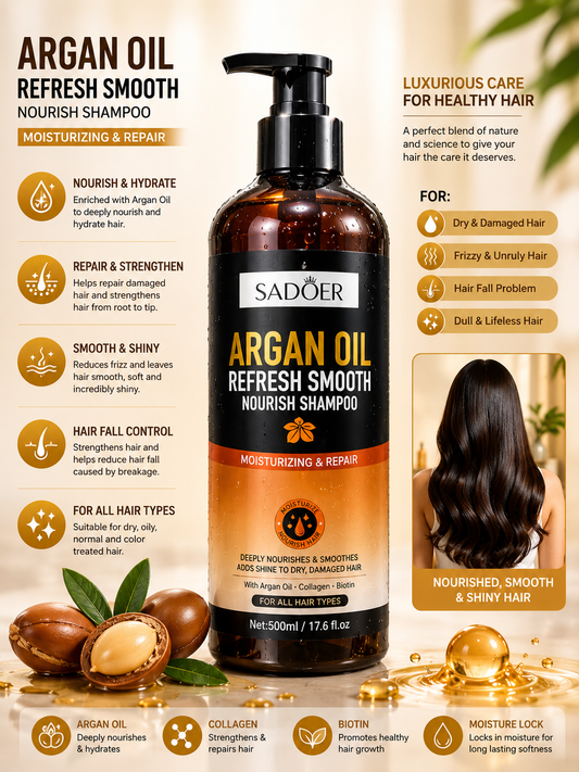 SADOER Argan Oil Refresh Smooth Shampoo