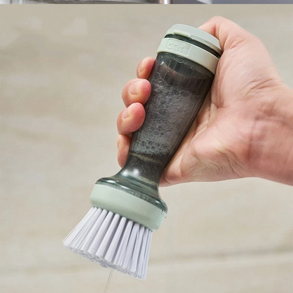 Dish Scrub Brush With Soap Dispenser
