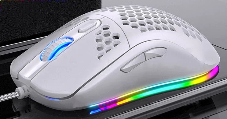 E-Sports Mechanical Wired Gaming Mouse With Rgb Glow